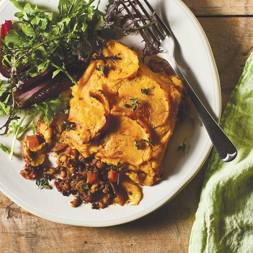 Daylesford Organic Lentil & Mushroom Sweet Potato Pie