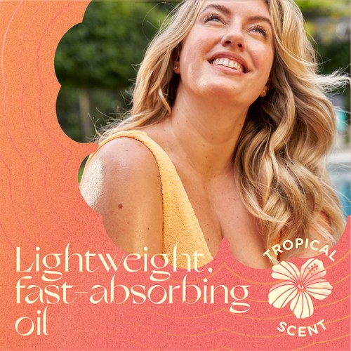 Hawaiian Tropic Glowing Protection Oil SPF 30 Mini