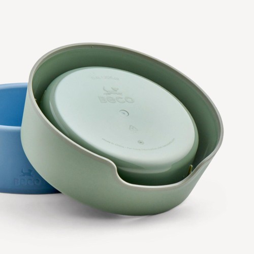 Beco Steady Dog Bowl Olive Green Large