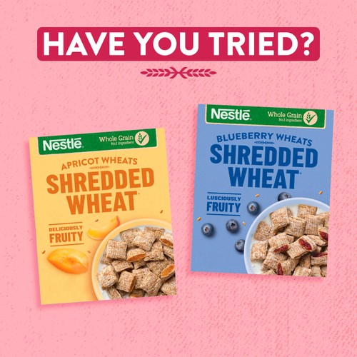 Shredded Wheat Bitesize Red Berry Wheats Breakfast Cereal
