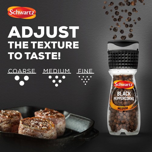 Schwartz Black Pepper Corns Grinder