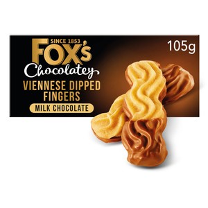 Fox's 105g Chocolatey Biscuits Viennese Milk Chocolate Dipped Fingers