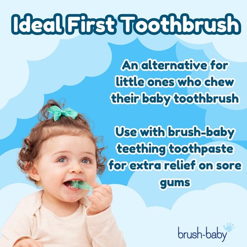 Brush-Baby Chewable Toothbrush Double Pack Ocado