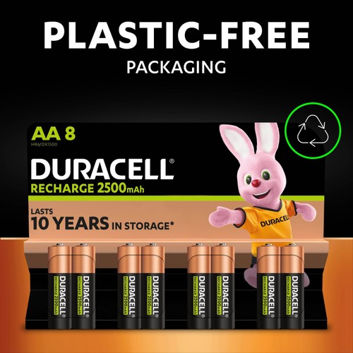 Duracell Recharge Ultra AA Rechargeable Batteries