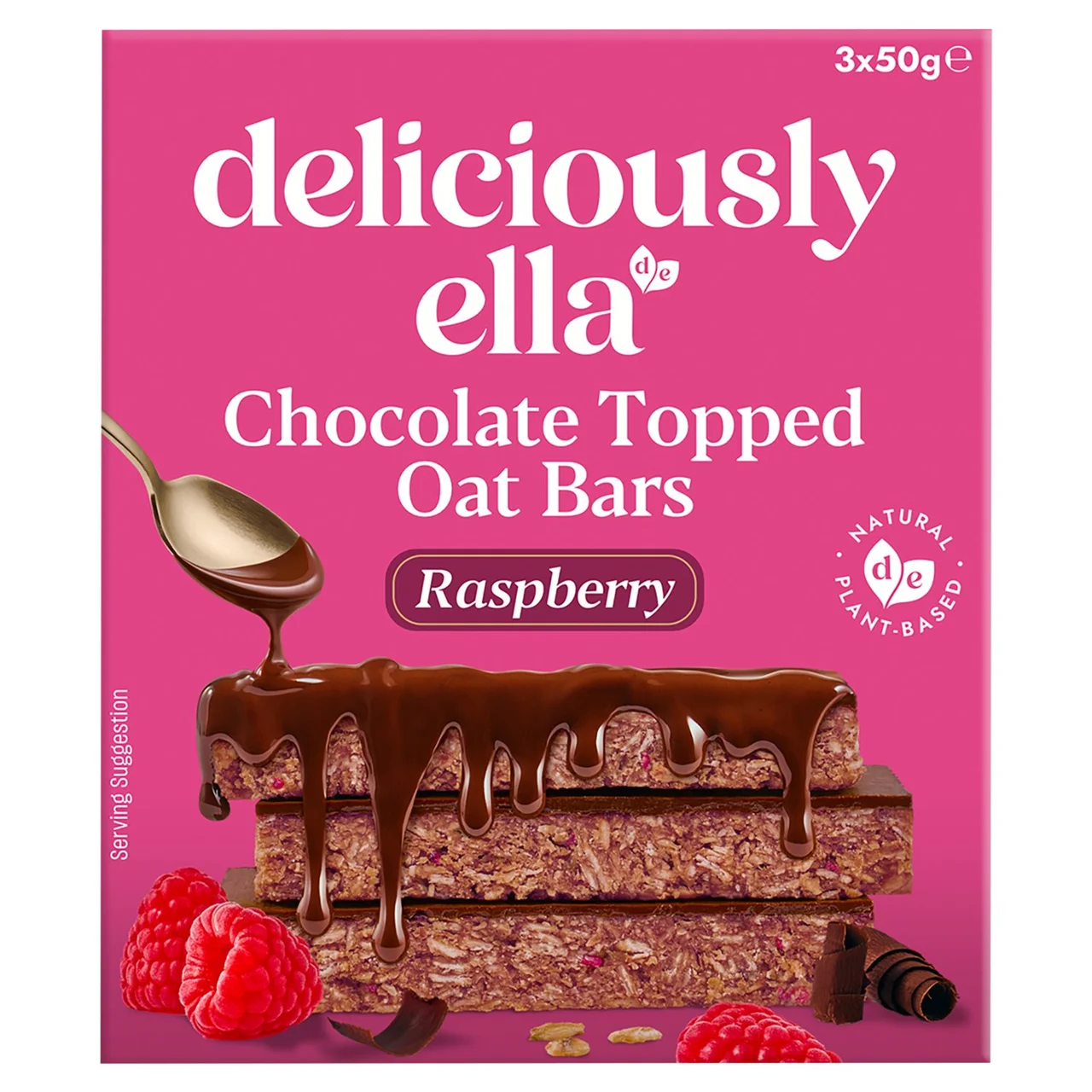 Deliciously Ella Raspberry Chocolate Topped Oat Bar Multipack