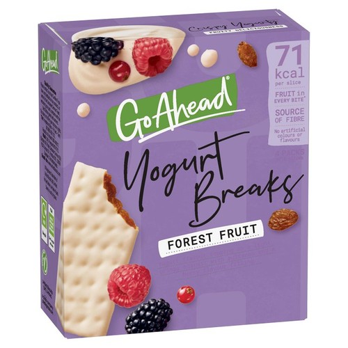Go Ahead Forest Fruit Yogurt Breaks Snack Bars Multipack
