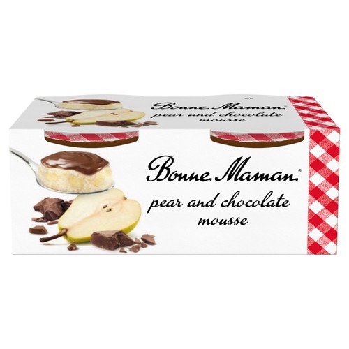 Bonne Maman Pear and Choc Mousse Dessert