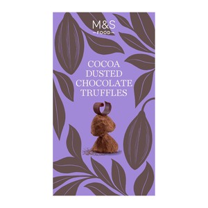 M&S Cocoa Dusted Chocolate & Orange Truffles
