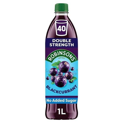 Robinsons Double Strength Blackcurrant Squash