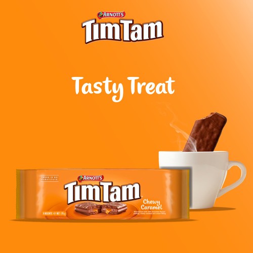 Tim Tam Chewy Caramel Biscuits