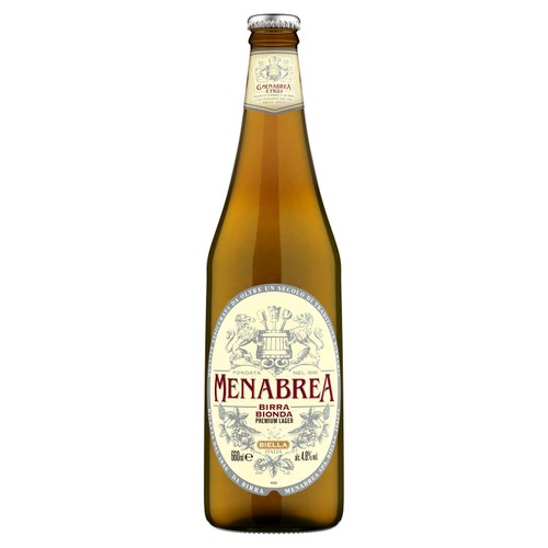 Menabrea Bionda Lager Beer Bottle