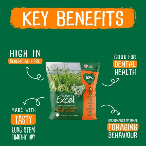Burgess Excel Long Stem Feeding Hay