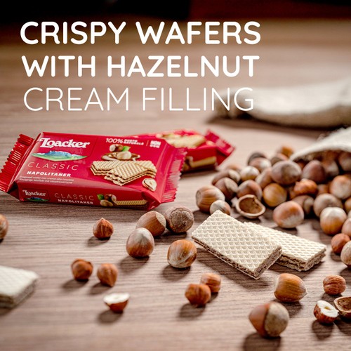 Loacker Napolitaner Hazelnut Cream Wafer