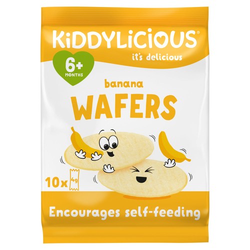 Kiddylicious 10 Banana Wafers