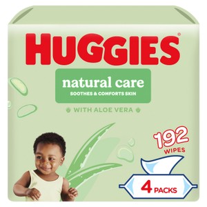 Huggies Natural Care Plastic Free Baby Wipes Triplo Pack X 48 3