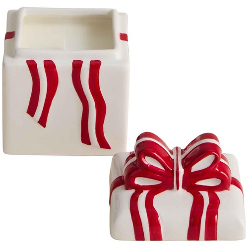 M&S MCC Present Box Candle, Red Mix