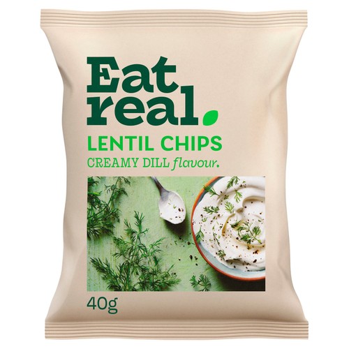 Eat Real Lentil Creamy Dill Chips