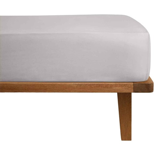 M&S Cotton Rich Fitted Sheet, King, Dove