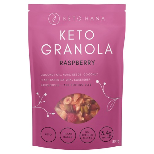 Keto Hana Raspberry Granola