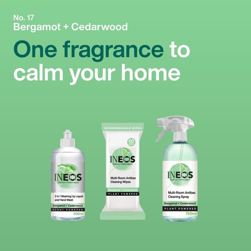 INEOS Antibac Multi-Room Cleaner Bergamot + Cedarwood