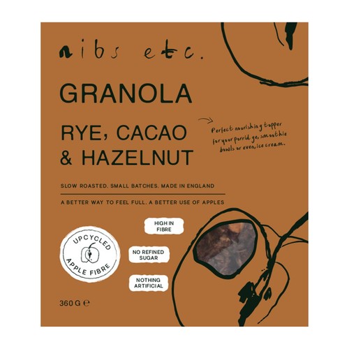 nibs etc. Rye, Hazelnut & Cacao Granola