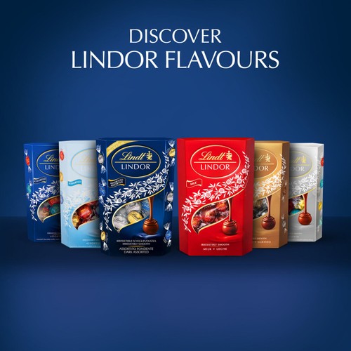 Lindt Lindor Dark Assorted Chocolate Truffles Box