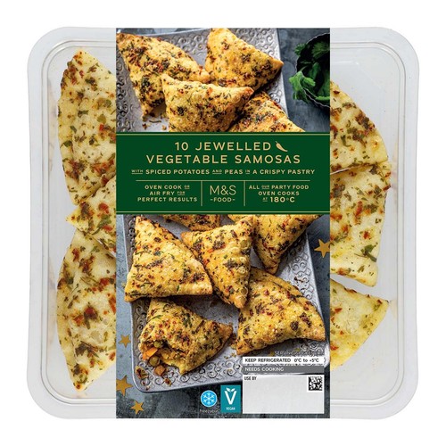M&S 10 Jewelled Vegetable Samosas