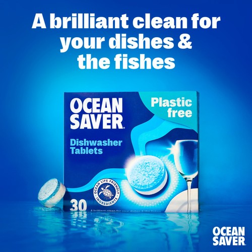 OceanSaver Plastic Free Eco Dishwasher Tablets