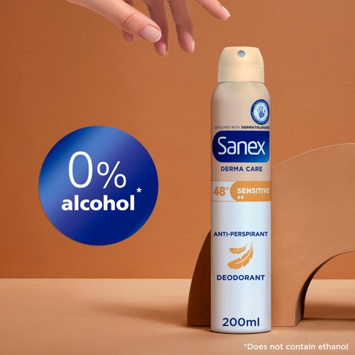 Sanex Derma Care Sensitive 48-Hour Antiperspirant Spray Deodorant