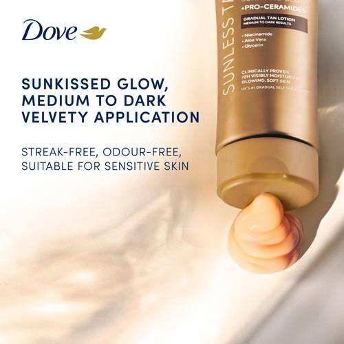 Dove Dermaspa Summer Revived Medium-Dark Body Lotion
