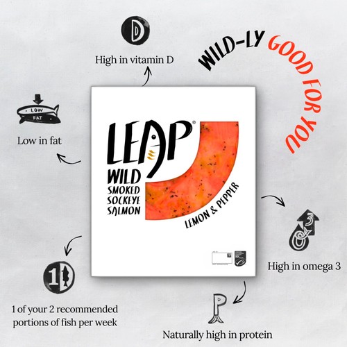 LEAP Wild Lemon & Pepper Smoked Sockeye