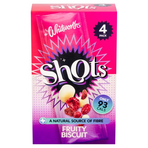Whitworths Shots Snack Fruity Biscuit