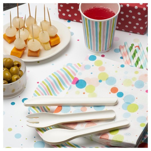 Bubbles 3 Ply Paper Party Napkins