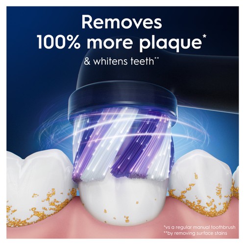 Oral-B iO Radiant White Black Toothbrush Heads Refills