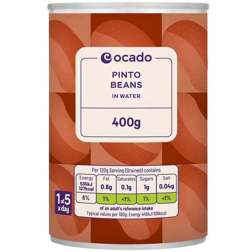 Ocado Pinto Beans in Water