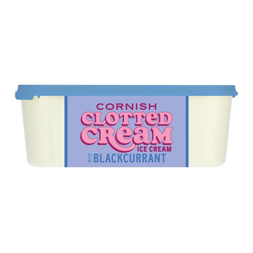 M&S Blackcurrant Cornish Clotted Cream Ice Cream