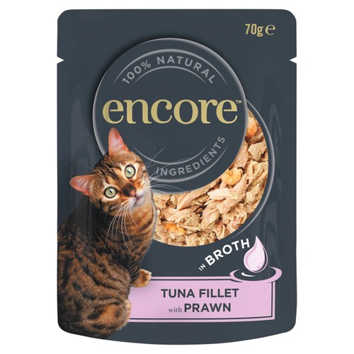Encore Tuna & Prawn Cat Pouch