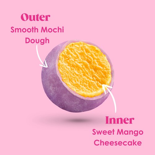 Little Moons Mini Moons Mango & Passionfruit Cheesecake Frozen Snack