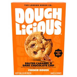 Doughlicious Blondie Salted Caramel&White Chocolate ReadytoBake CookieDough