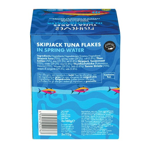 Fish 4 Ever Azores Skipjack Tuna Flakes in Spring Water