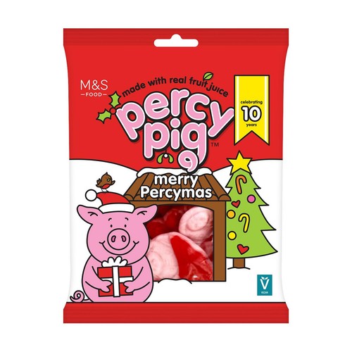M&S Percy Pig Merry Percymas