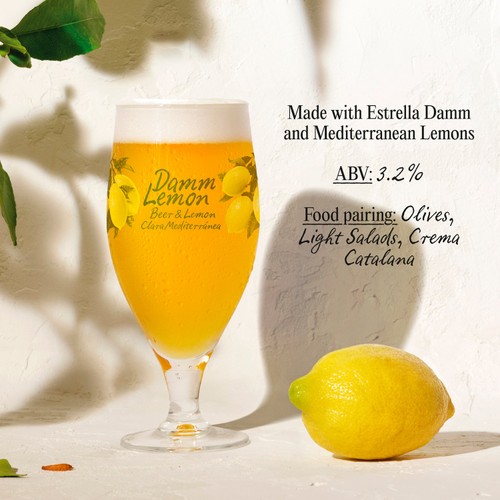 Damm Lemon Lager Beer Cans