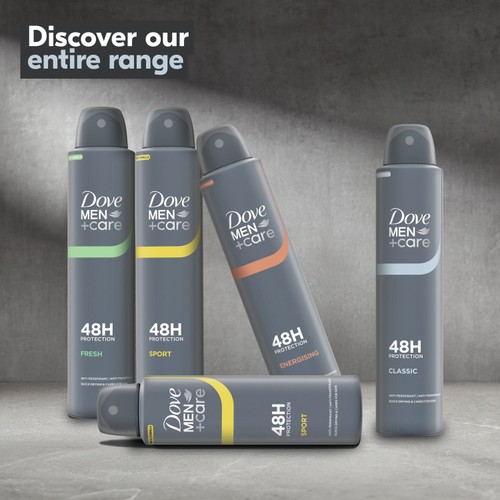 Dove Men+Care Antiperspirant Deodorant Classic Aerosol