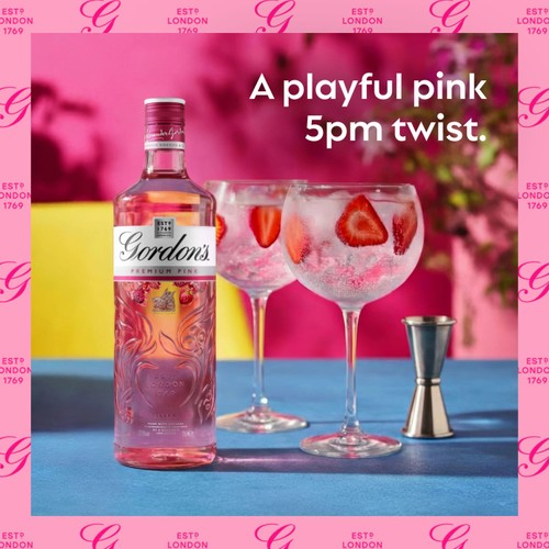 Gordon's Premium Pink Distilled Flavoured Gin