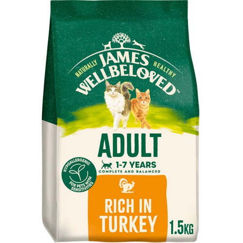 James Wellbeloved Adult Dry Cat Food Turkey