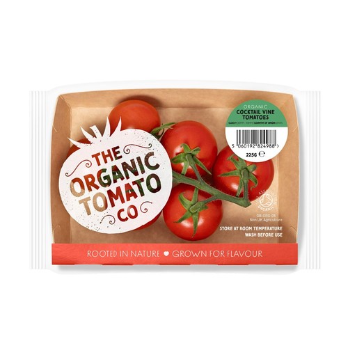 The Organic Tomato Co Cocktail Vine Tomatoes, 225g