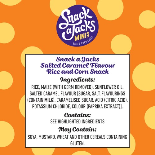 Snack a Jacks Lightly Salted Caramel Rice Cakes