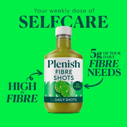 Plenish Fibre Dosing Bottle