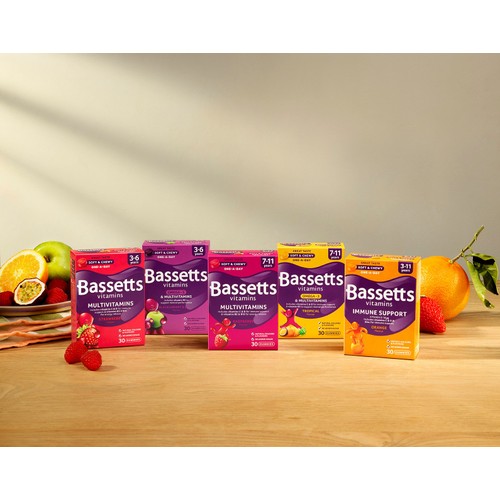 Bassetts Tropical Omega 3 & Multivitamins 7-11yrs 