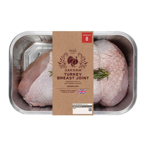 M&S Select Farms British Butter Basted Oakham Turkey Joint